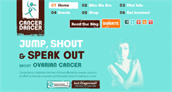 Desktop Screenshot of ocancerdancer.org