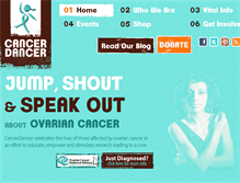 Tablet Screenshot of ocancerdancer.org